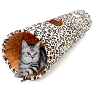 Finest-Promoting Foldable Cat Tunnel Mattress: Plush Indoor Toy with Handy Packing and Passageway