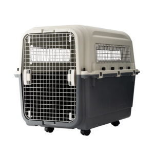 IATA Compliant Plastic Pet Service for Canine and Cats – Rolling Air-Conditioned Journey Crate and Equipment