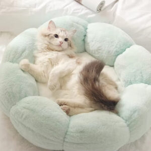 Spherical Floral Pet Mattress – Cozy Fluffy Cat and Canine Nest for Yr-Spherical Consolation, Out there for Cross-Border Wholesale